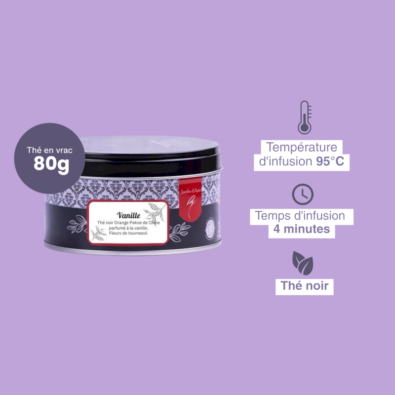 Thé noir vanille