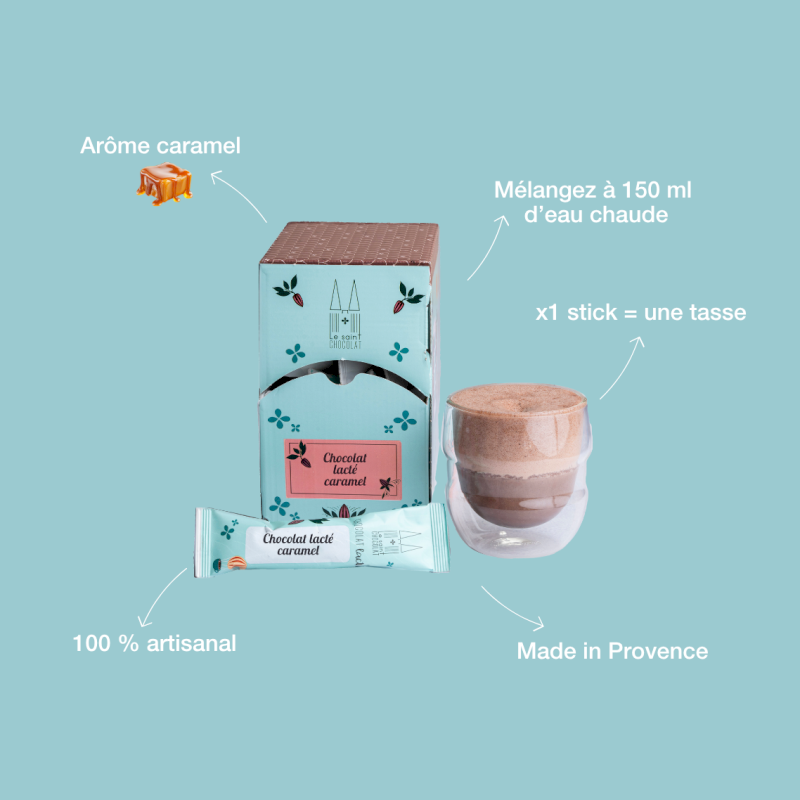 Chocolat chaud caramel lacté