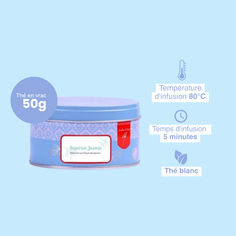 Thé blanc impérial Jasmin