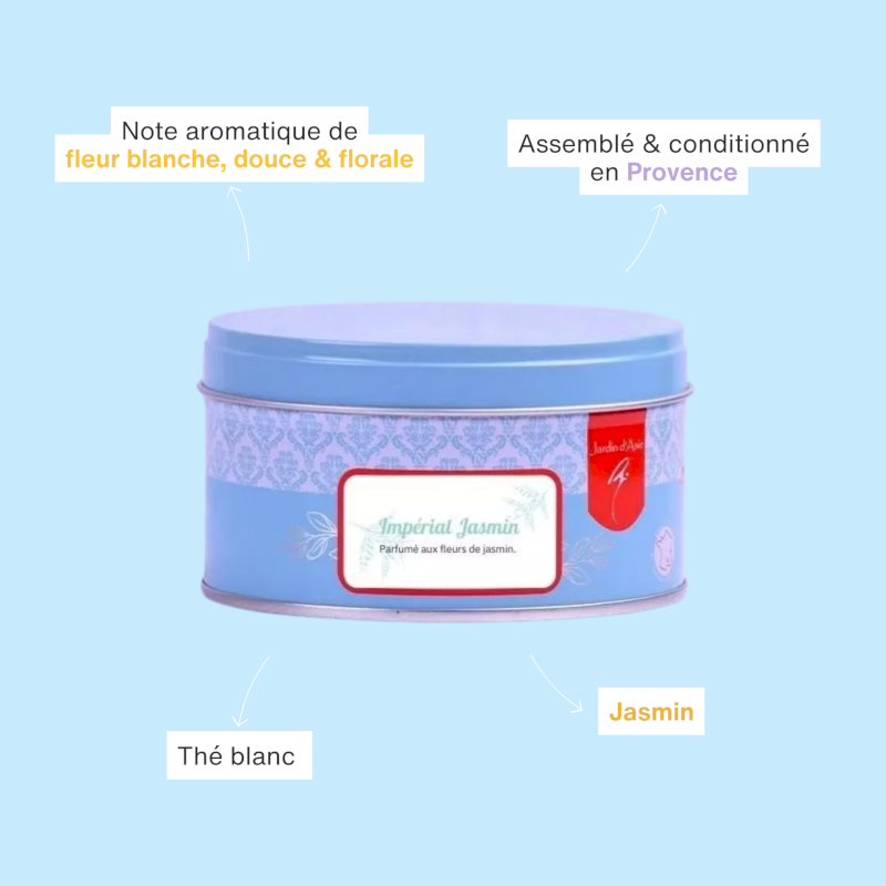 Thé blanc impérial Jasmin