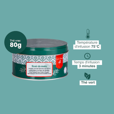 Thé vert Rosée du matin