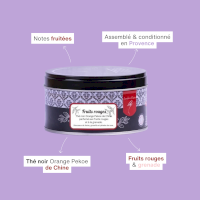 Thé noir fruits rouges