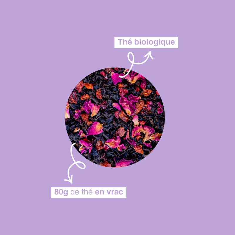 Thé noir fruits rouges