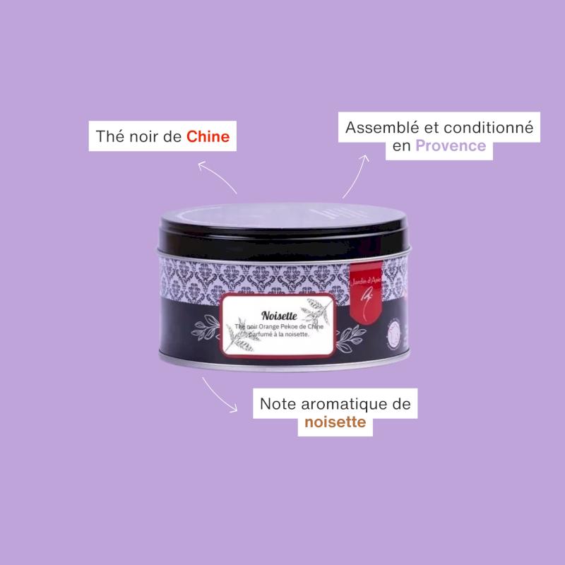Thé noir noisette