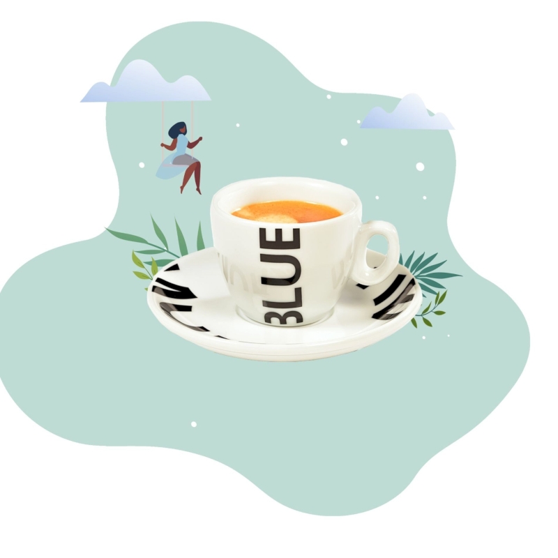 Tasse à café « Blue Moka »