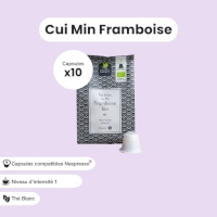 Thé blanc Cui Min framboise bio