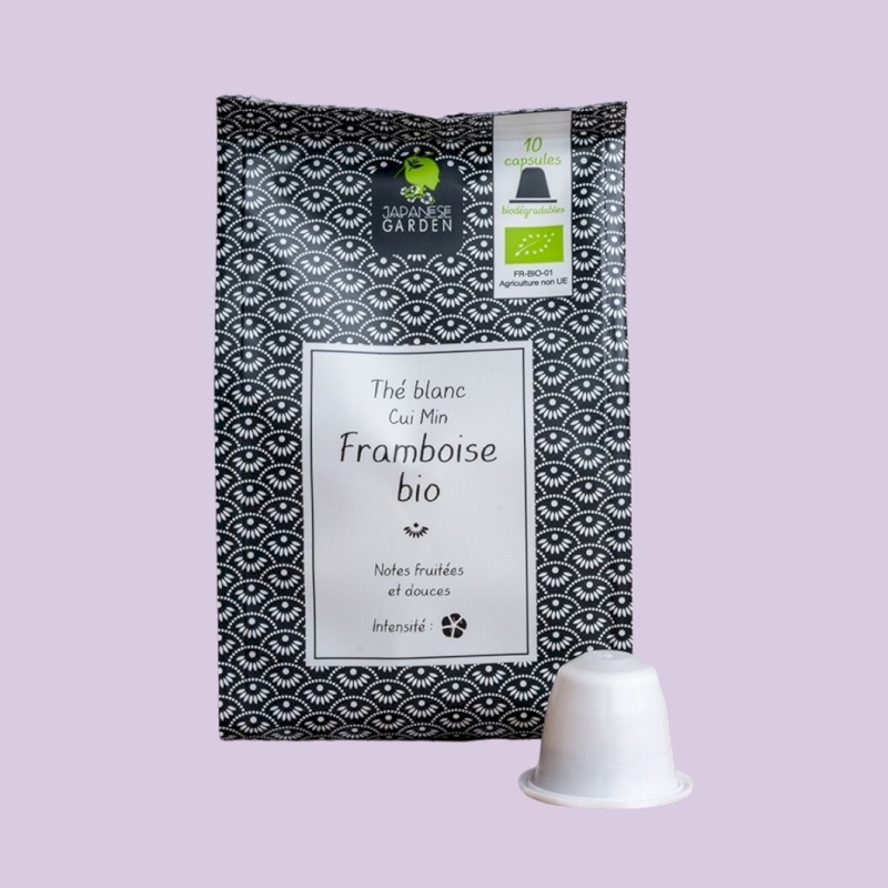 Thé blanc Cui Min framboise bio