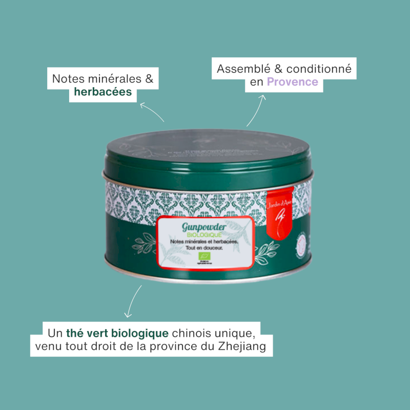 Thé vert bio Gunpowder