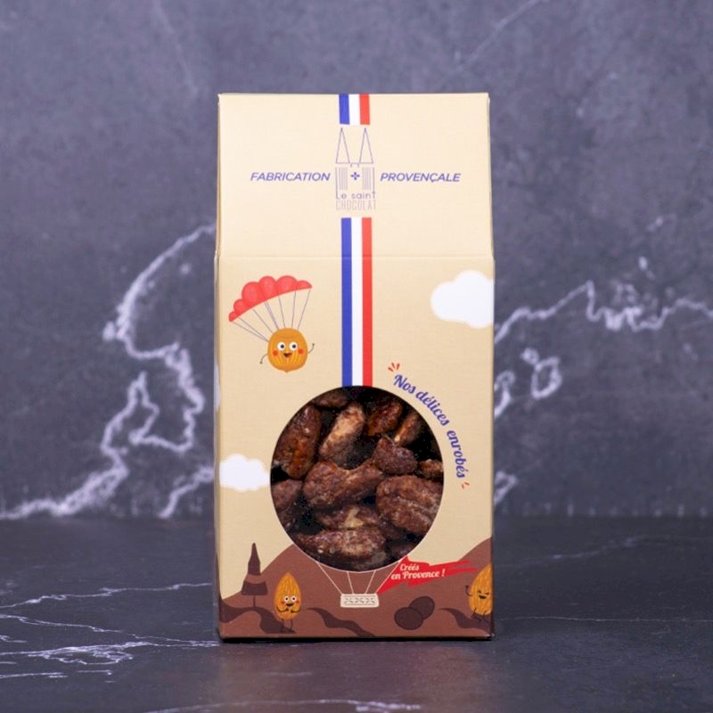 Noix de pécan caramélisées