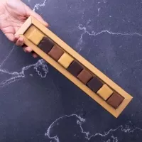 Assortiment de 9 rochers en chocolat