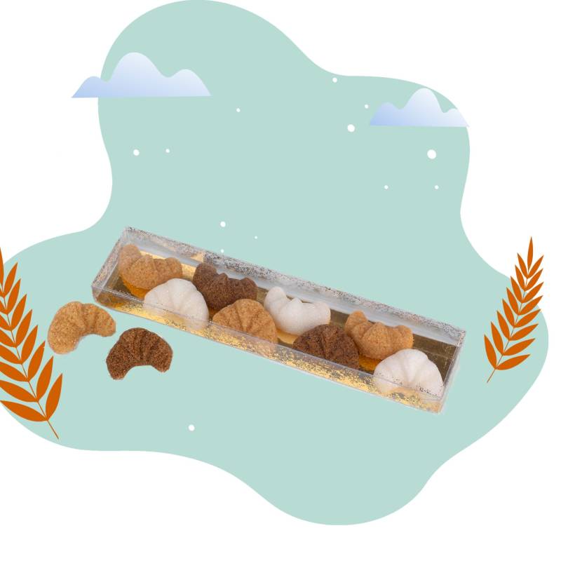 Boîte sucres croissants
