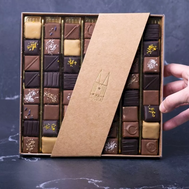 Grand assortiment de chocolats