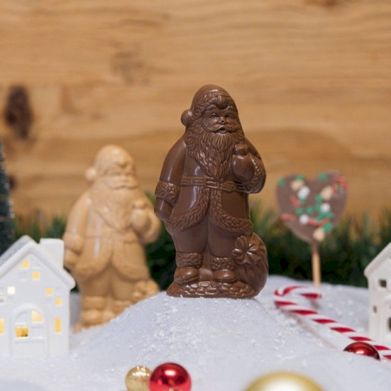 Père Noël au chocolat au lait