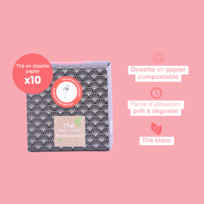 Dosette thé blanc framboise