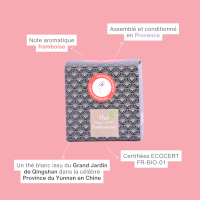 Dosette thé blanc framboise