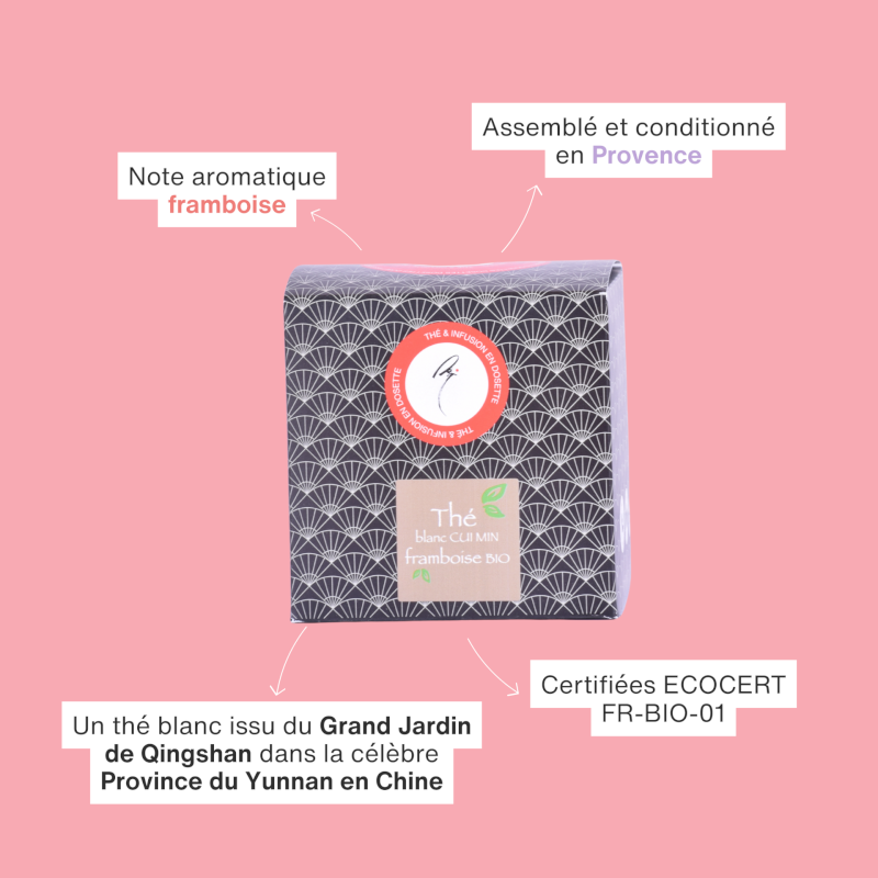 Dosette thé blanc framboise