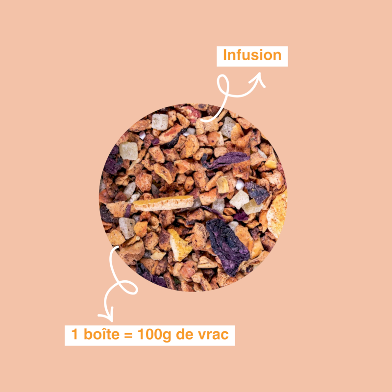 Infusion Tarte au citron & Cœur de chanvre