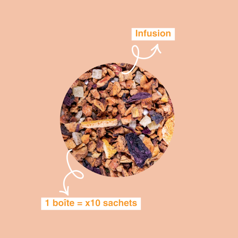 Infusion Tarte au citron & Cœur de chanvre