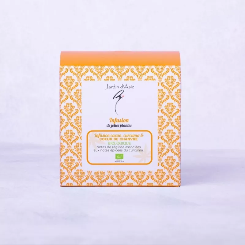 Infusion cacao, curcuma & Cœur de chanvre