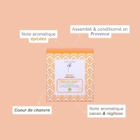 Infusion cacao, curcuma & Cœur de chanvre