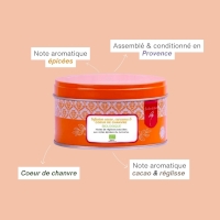 Infusion cacao, curcuma & Cœur de chanvre