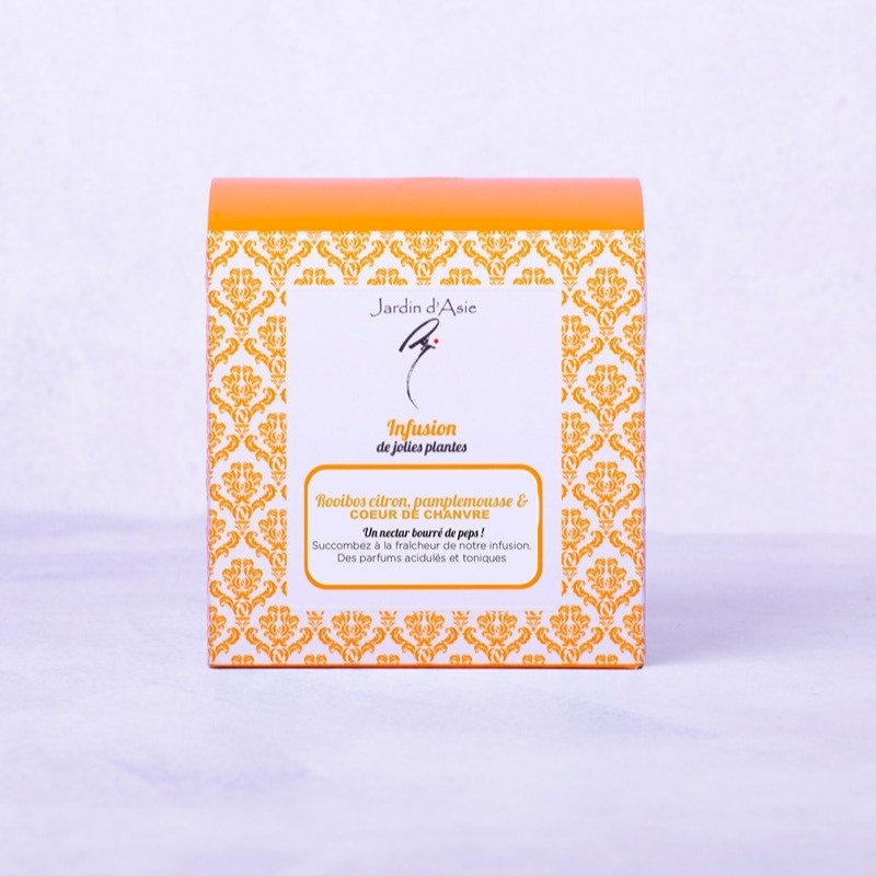 Infusion rooibos citron, pamplemousse & Cœur de chanvre