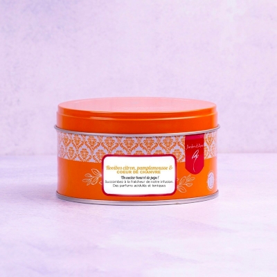 Infusion rooibos citron, pamplemousse & Cœur de chanvre Infusion rooibos citron, pamplemousse & Cœur de chanvre