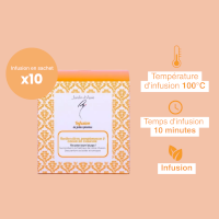 Infusion rooibos citron, pamplemousse & Cœur de chanvre