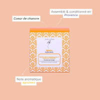 Infusion rooibos citron, pamplemousse & Cœur de chanvre