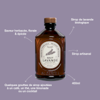 Sirop de lavande bio