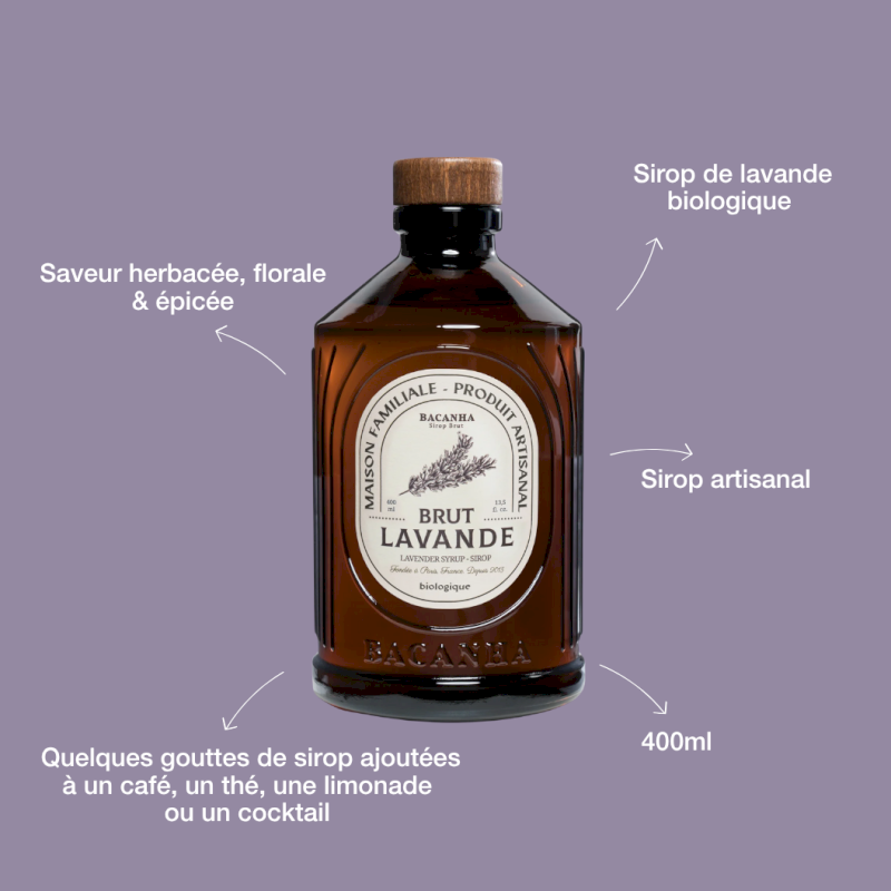 Sirop de lavande bio