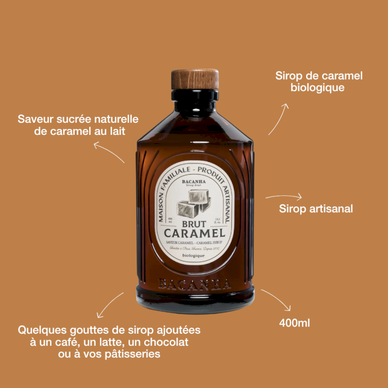 Sirop de caramel bio