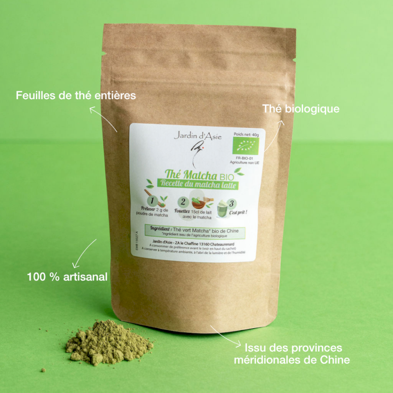 Thé vert matcha bio Thé vert matcha bio