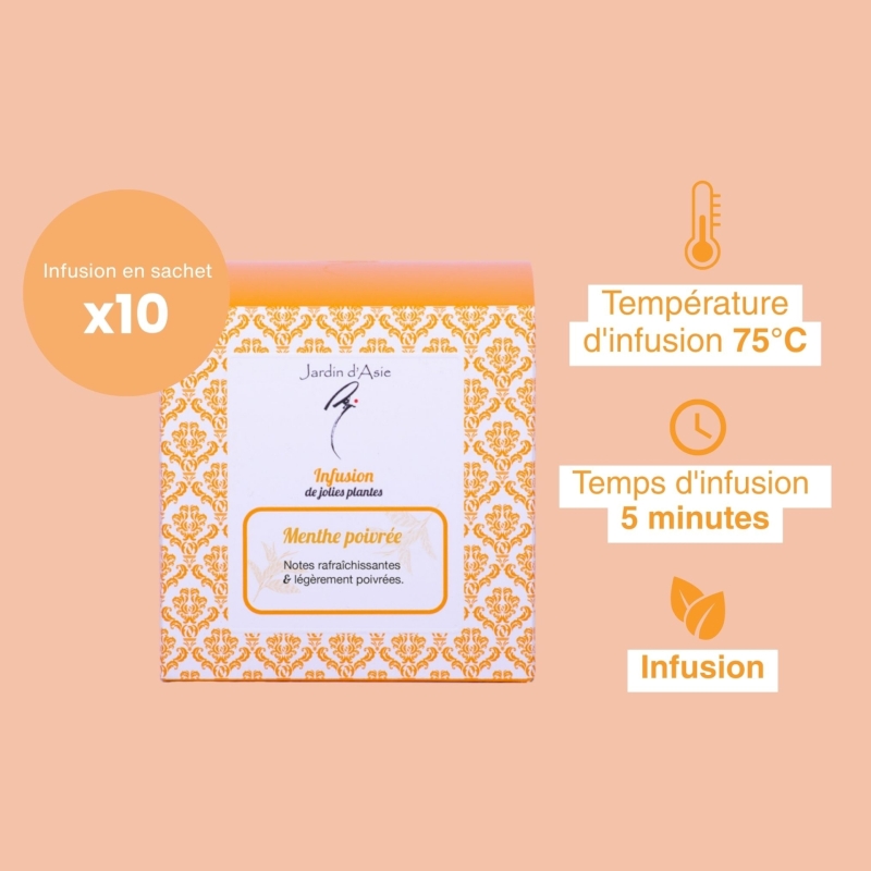 Infusion menthe poivrée bio