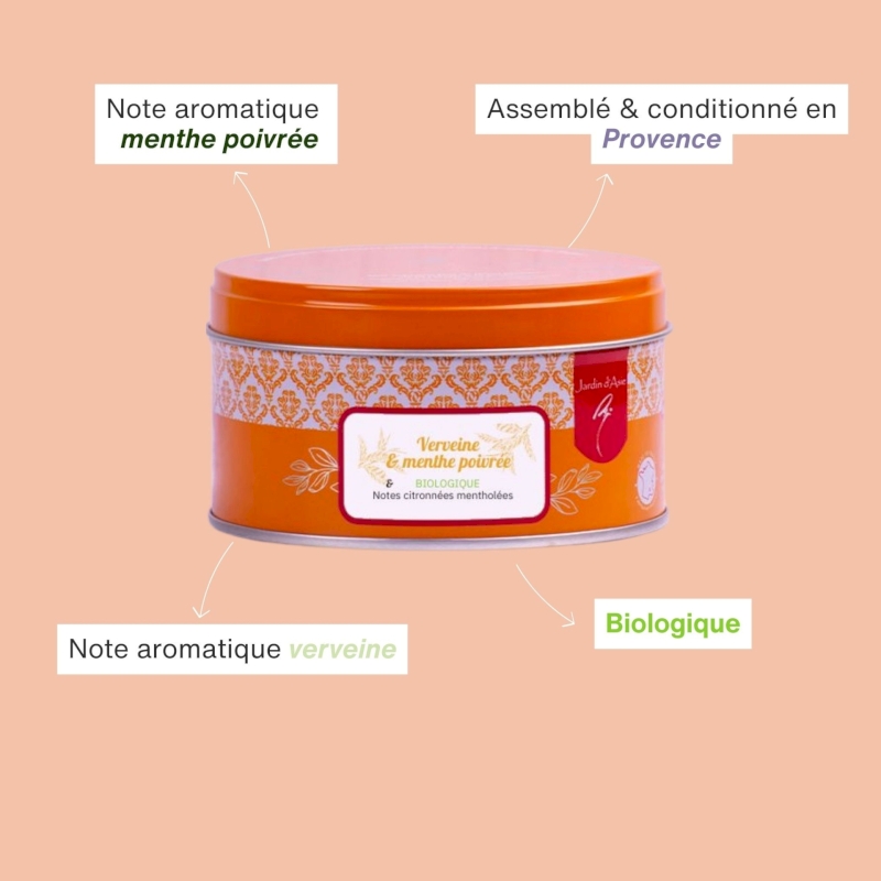 Infusion Verveine-Menthe bio