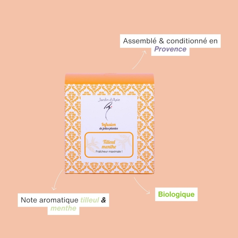 Infusion Tilleul-Menthe bio