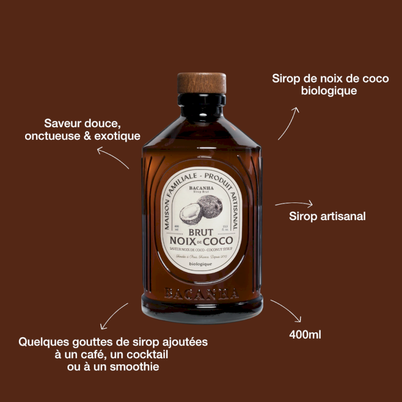 Sirop Noix de Coco bio