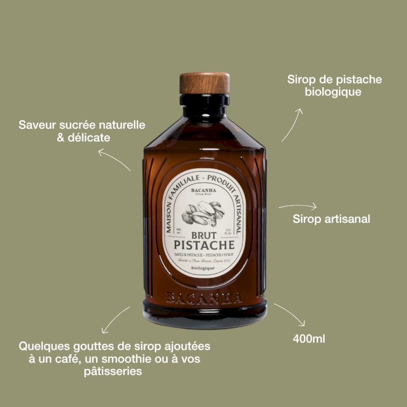 Sirop Pistache bio