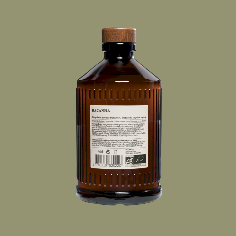 Sirop Pistache bio