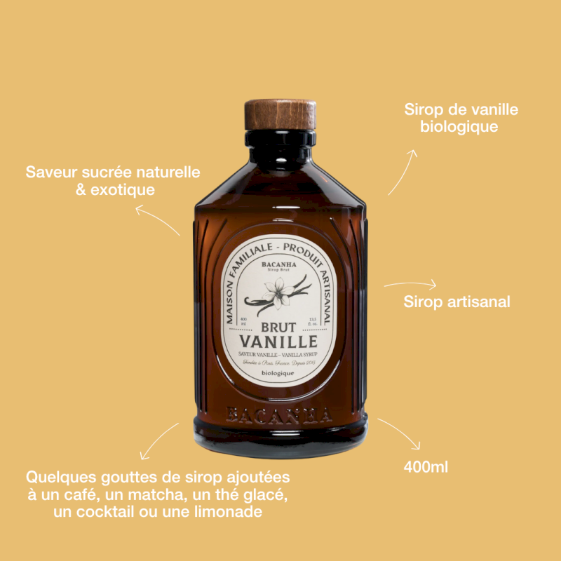 Sirop Vanille bio