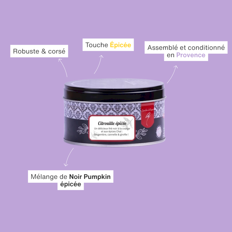 Thé Noir Pumpkin | citrouille épicée