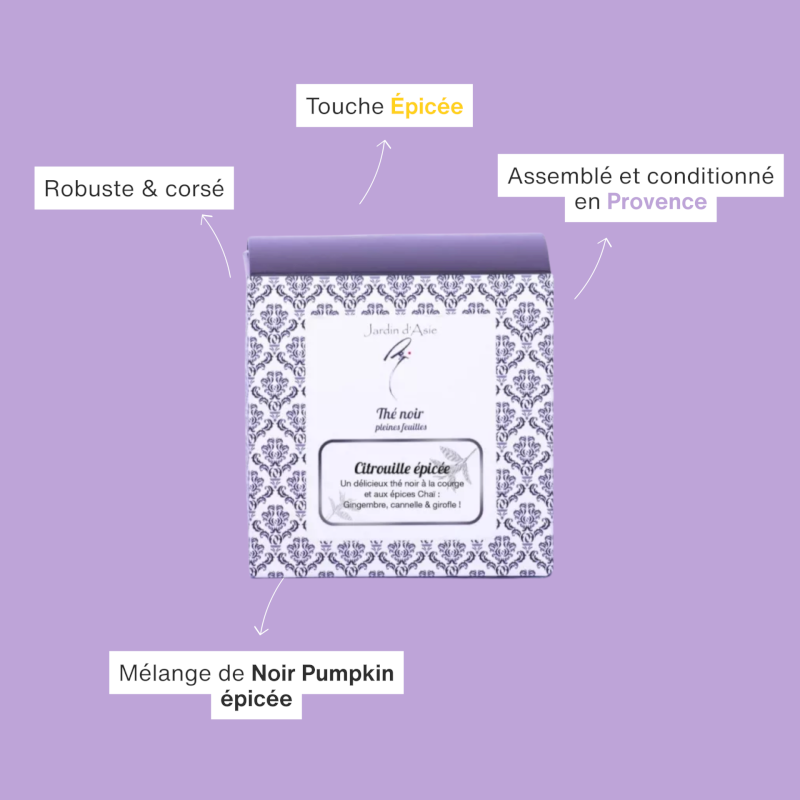 Thé Noir Pumpkin | citrouille épicée