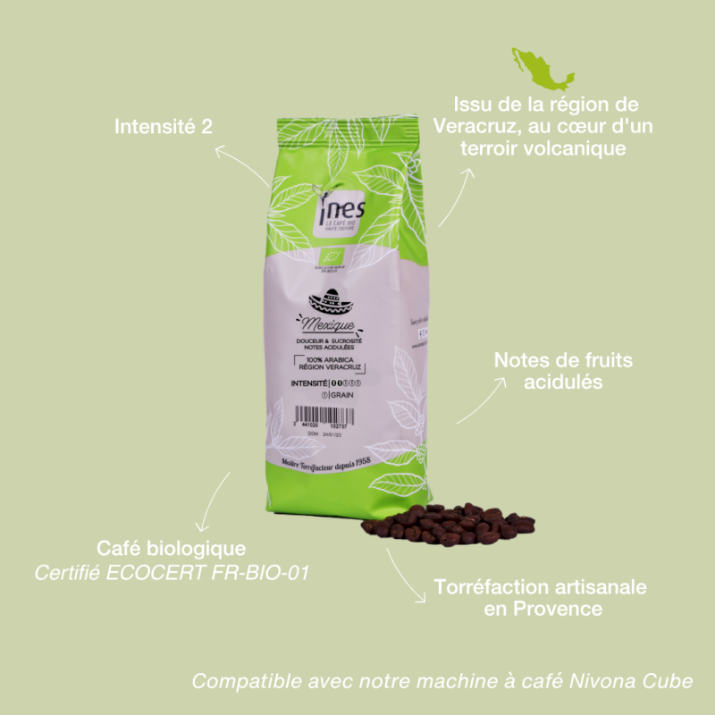 Café bio du Mexique