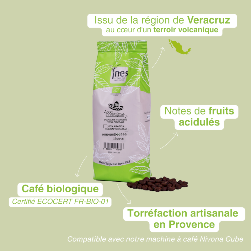 Café bio du Mexique