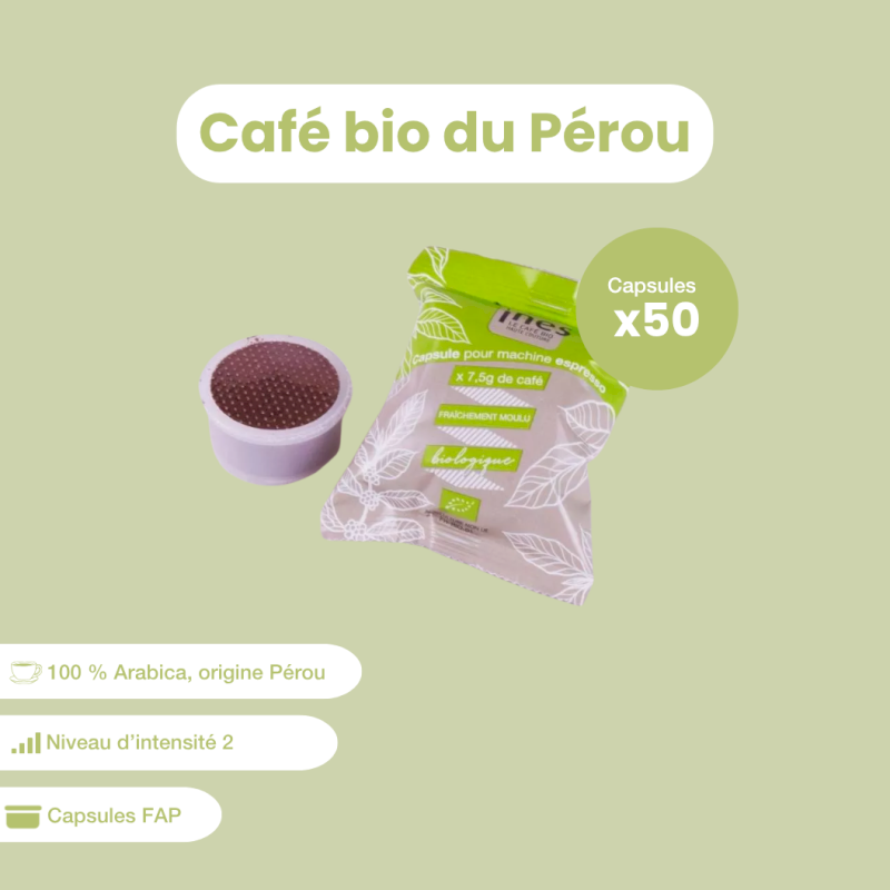 Café bio du Pérou