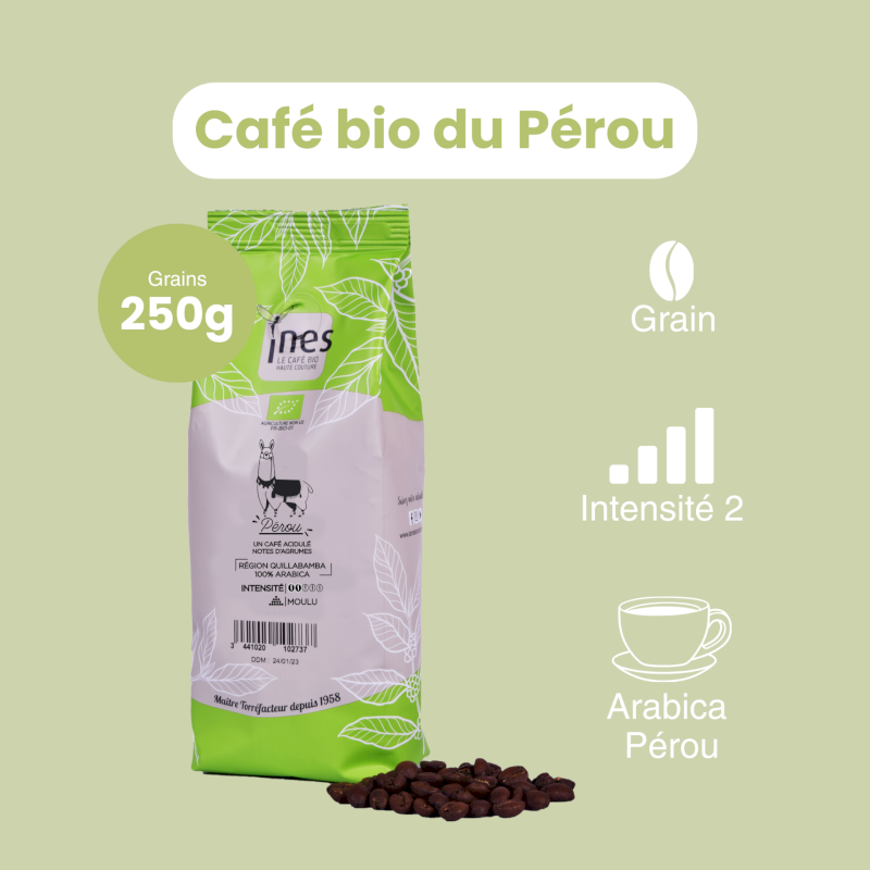 Café bio du Pérou